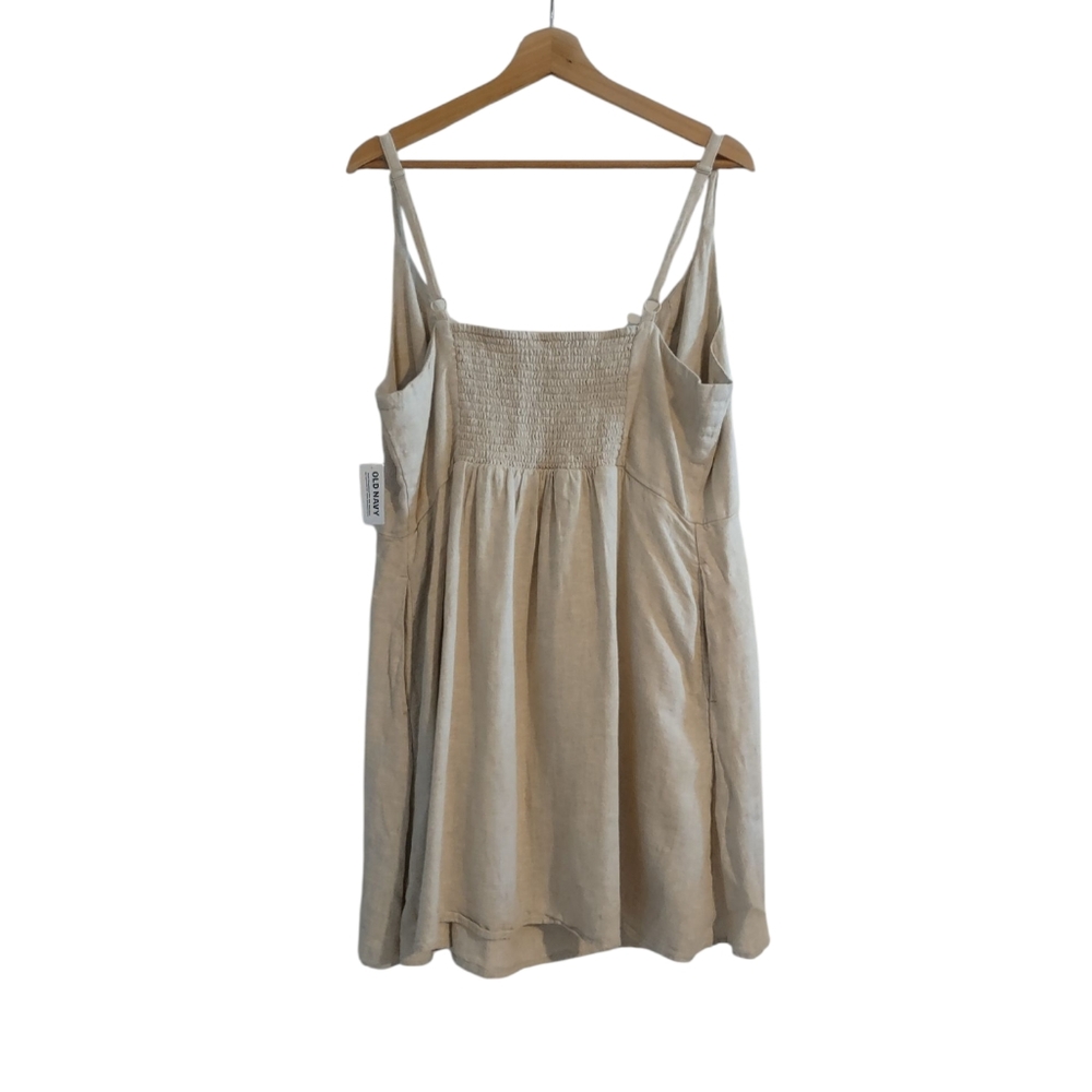 Old Navy Fit & Flare Linen Blend Mini Dress NWT - Picture 11 of 16
